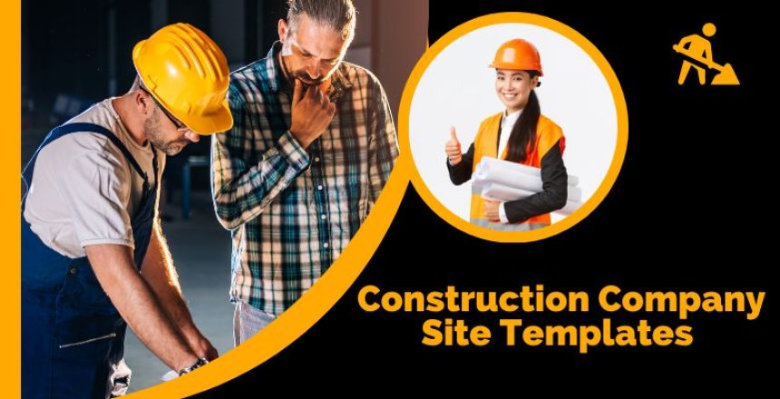 best construction company site templates